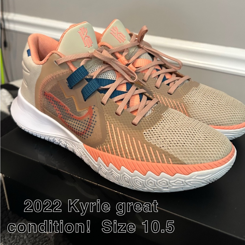Nike Kyrie Women's Sneakers - Tan and Coral